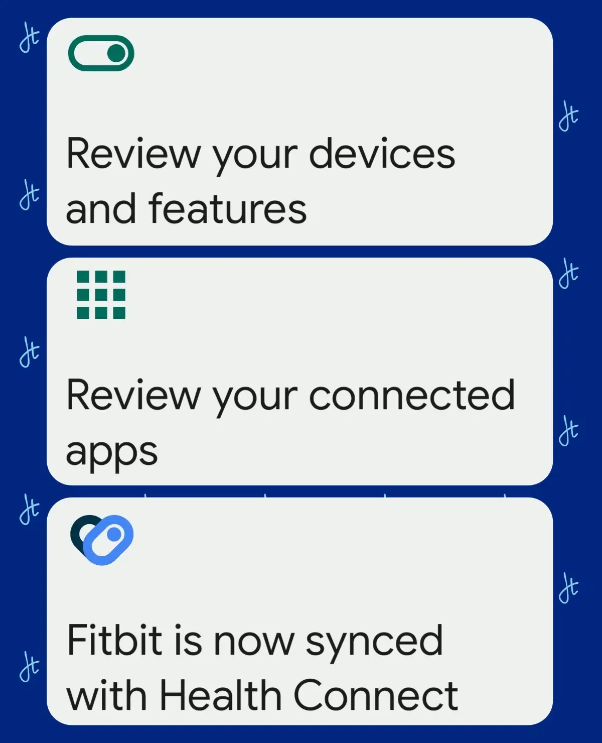 set up connected apps to fitbit account