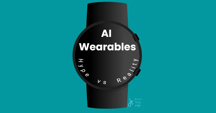 ai wearables vector image of smartwatch